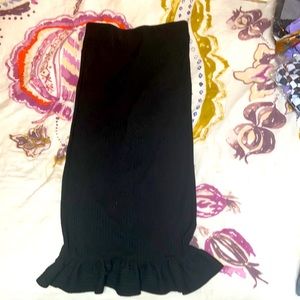 Urban Outfitters Black Knit MIDI skirt